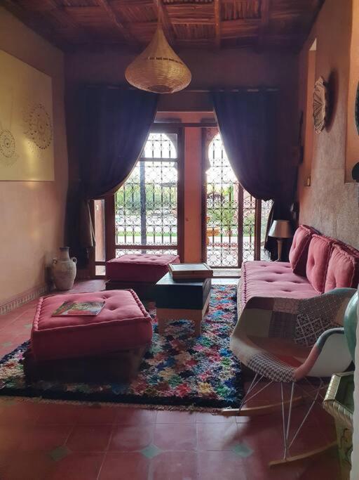 Riad - Jnan Bnati - Pool マラケシュ エクステリア 写真